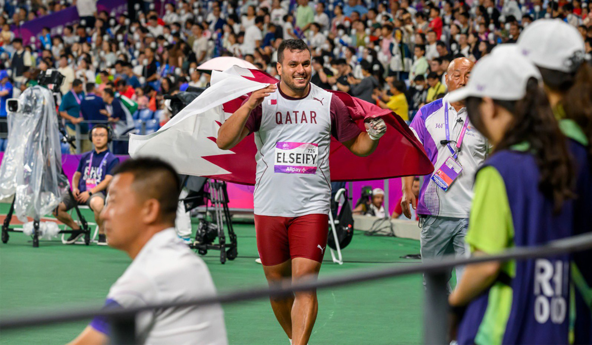 Qatar’s Ashraf Al Saifi wins hammer throw silver medal at Asian Games